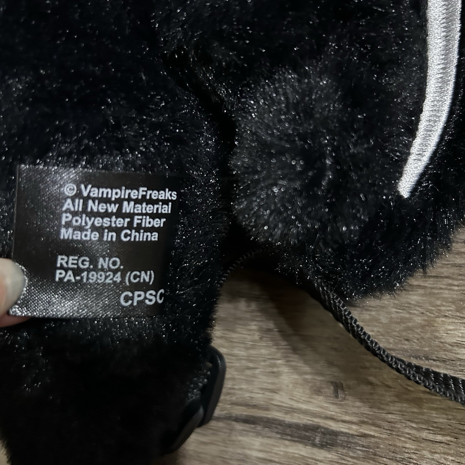 Vampirefreaks Bony Bat Skelanimals Plush Skeleton Emo Backpack — image 3 of 6
